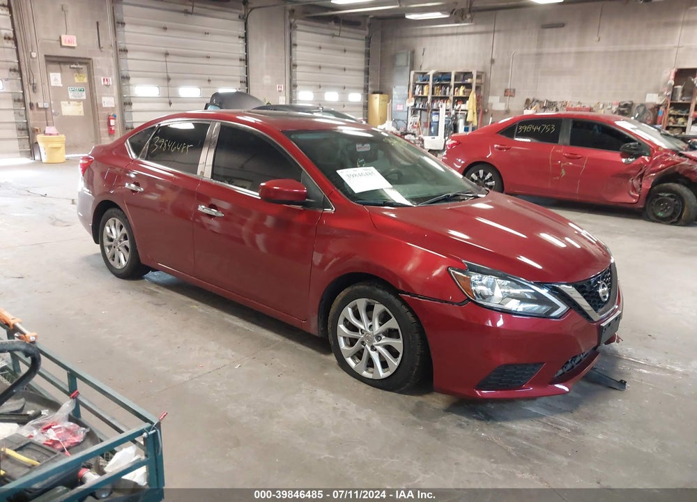 2017 NISSAN SENTRA SV VIN: 3N1AB7AP6HY331561