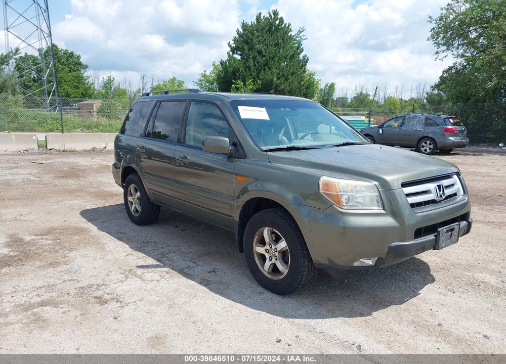 2006 HONDA PILOT EX-L VIN: 5FNYF18546B005414