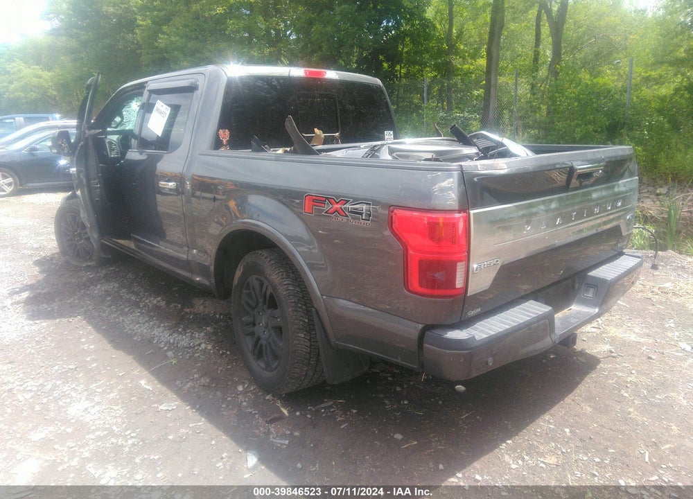 2018 FORD F-150 PLATINUM VIN: 1FTEW1EG4JFA54030