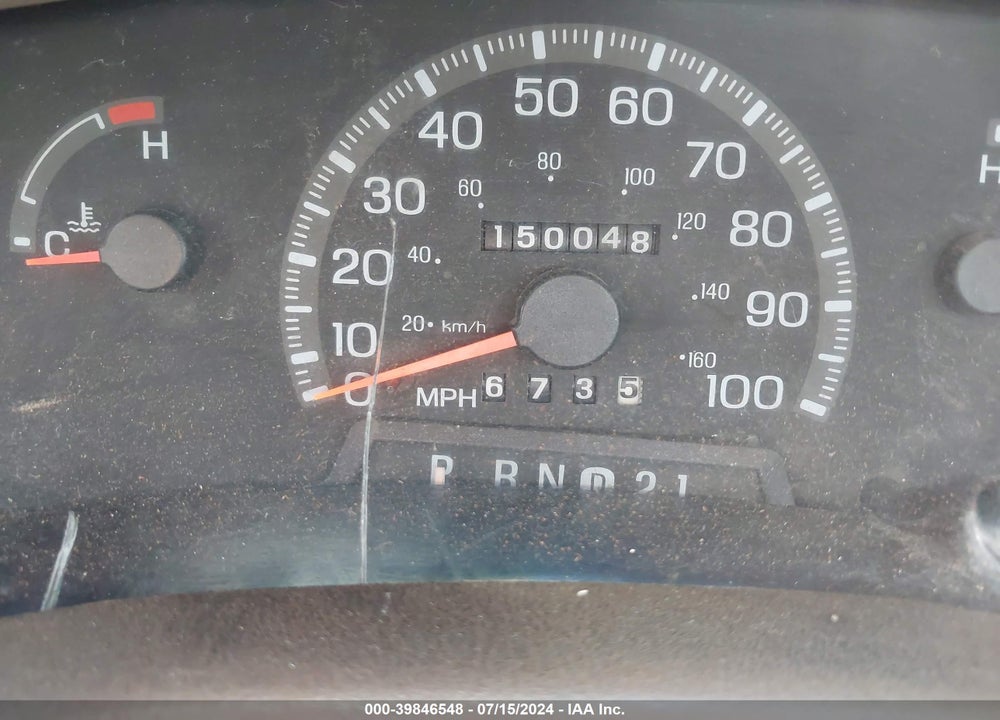 1997 FORD F-150 STANDARD/XL/XLT VIN: 1FTDF1720VKD72026