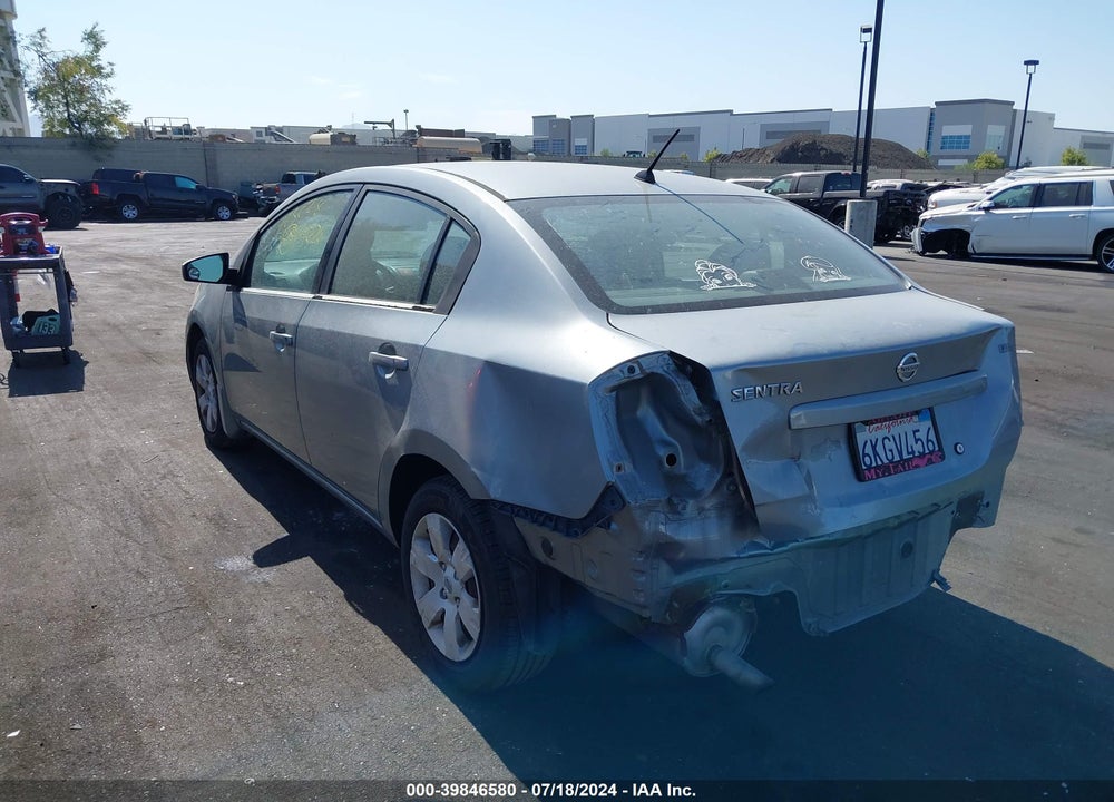 2009 NISSAN SENTRA 2.0 VIN: 3N1AB61E39L687215