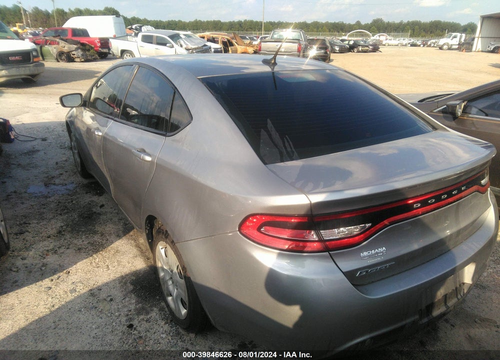 2015 DODGE DART VIN: 1C3CDFAA1FD370102