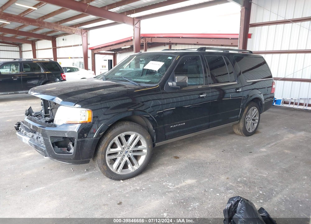 2015 FORD EXPEDITION EL PLATINUM VIN: 1FMJK1MT2FEF28560