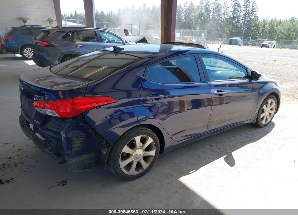 2013 HYUNDAI ELANTRA LIMITED VIN: 5NPDH4AE2DH432609