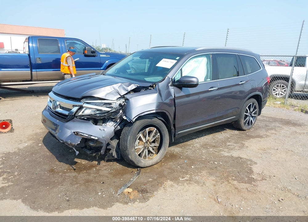 2019 HONDA PILOT ELITE VIN: 5FNYF6H04KB031832