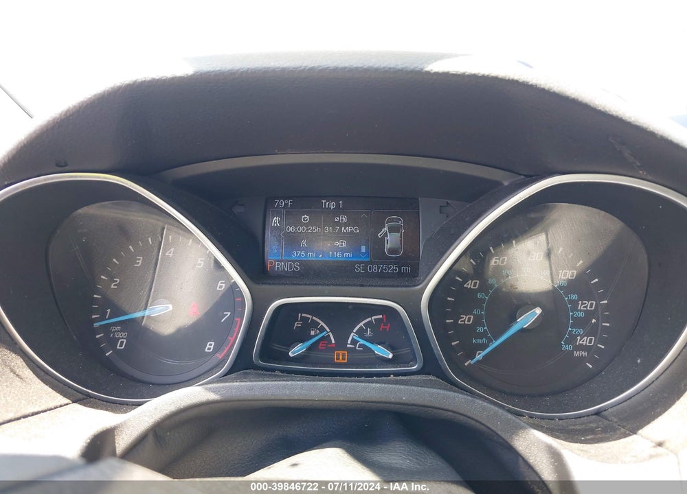 2014 FORD FOCUS TITANIUM VIN: 1FADP3J22EL165557