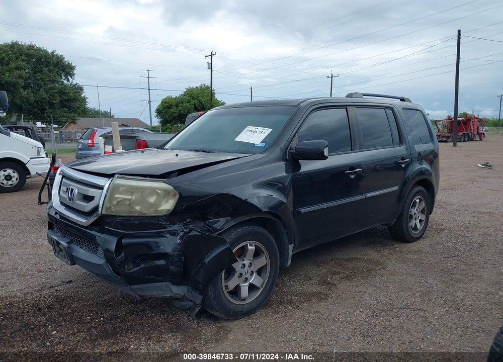 2009 HONDA PILOT TOURING VIN: 5FNYF48929B037674