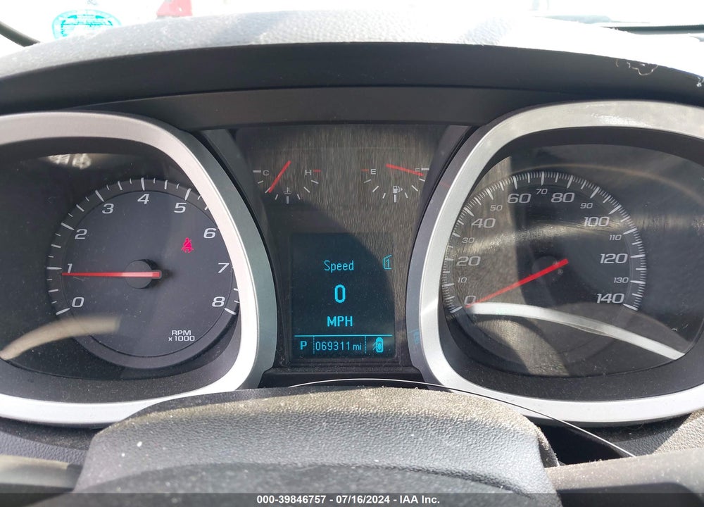 2012 CHEVROLET EQUINOX 1LT VIN: 2GNALDEK8C6124405