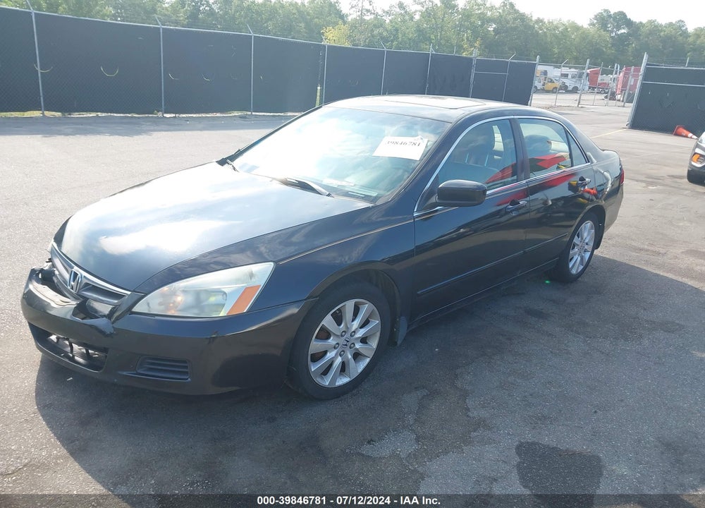 2007 HONDA ACCORD 3.0 EX VIN: 1HGCM665X7A025940