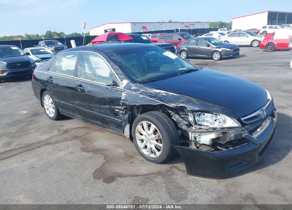 2007 HONDA ACCORD 3.0 EX VIN: 1HGCM665X7A025940