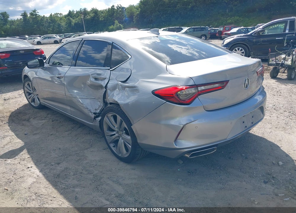 2021 ACURA TLX TECHNOLOGY PACKAGE VIN: 19UUB5F41MA006197