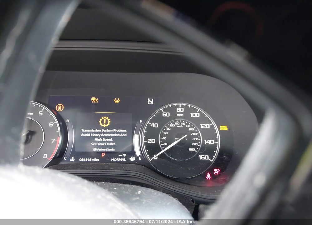 2021 ACURA TLX TECHNOLOGY PACKAGE VIN: 19UUB5F41MA006197