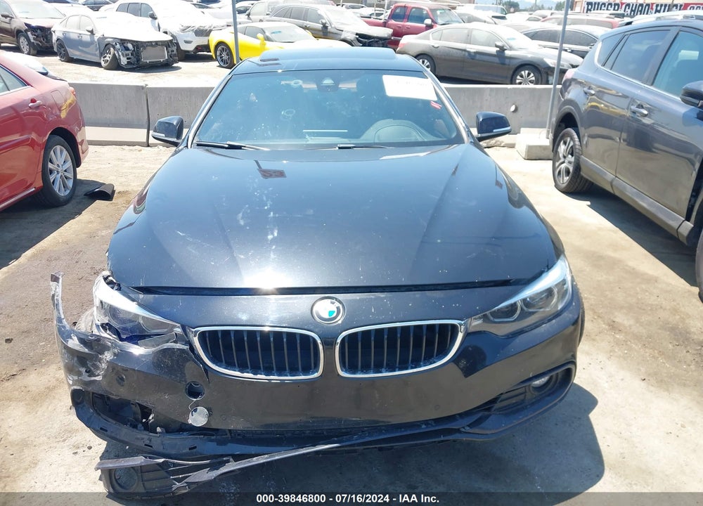 2018 BMW 430I GRAN COUPE VIN: WBA4J1C55JBG78566