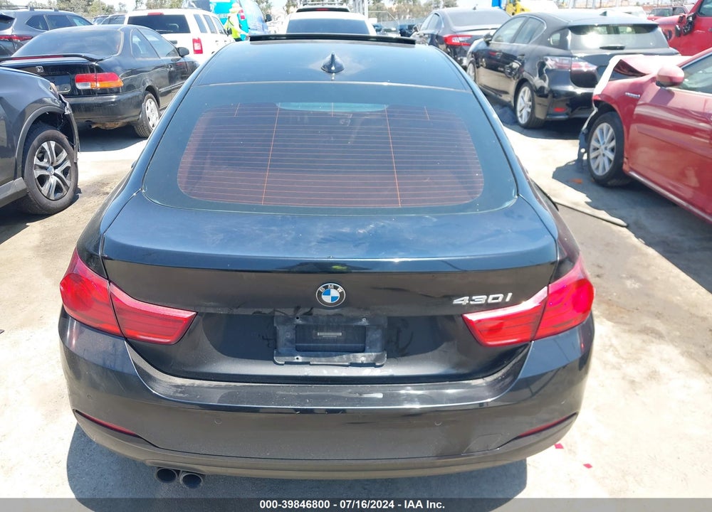 2018 BMW 430I GRAN COUPE VIN: WBA4J1C55JBG78566