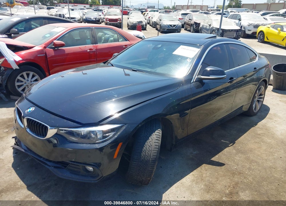 2018 BMW 430I GRAN COUPE VIN: WBA4J1C55JBG78566