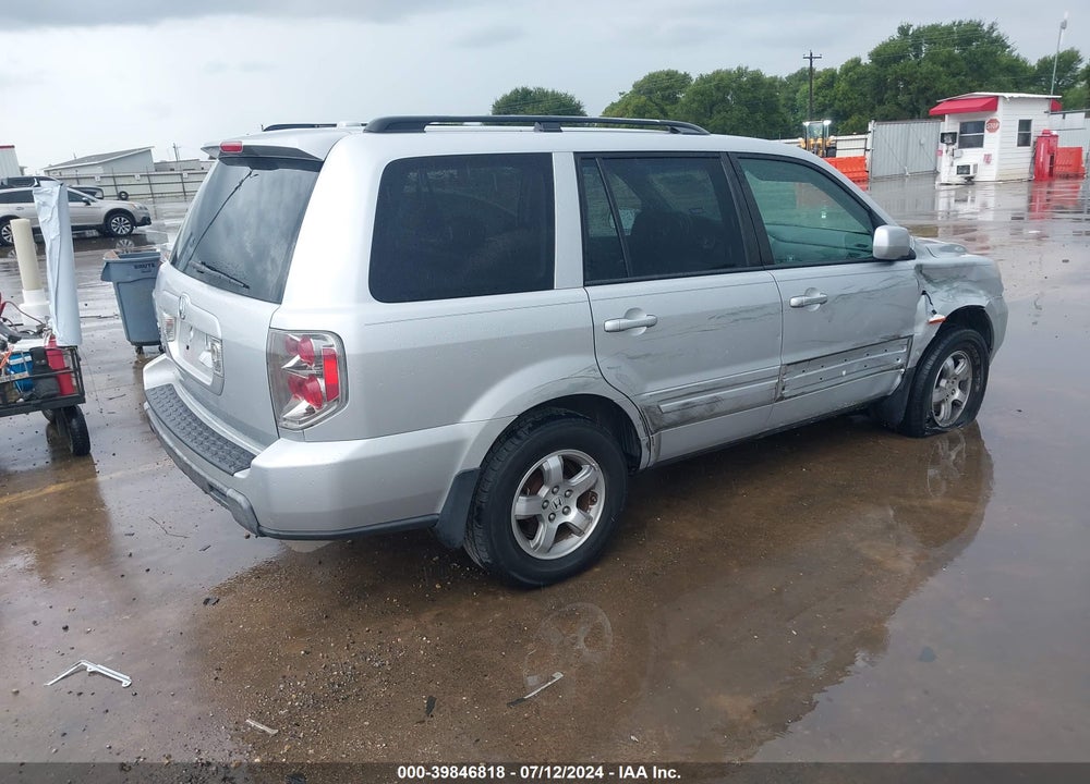 2008 HONDA PILOT EX-L VIN: 5FNYF28738B019508