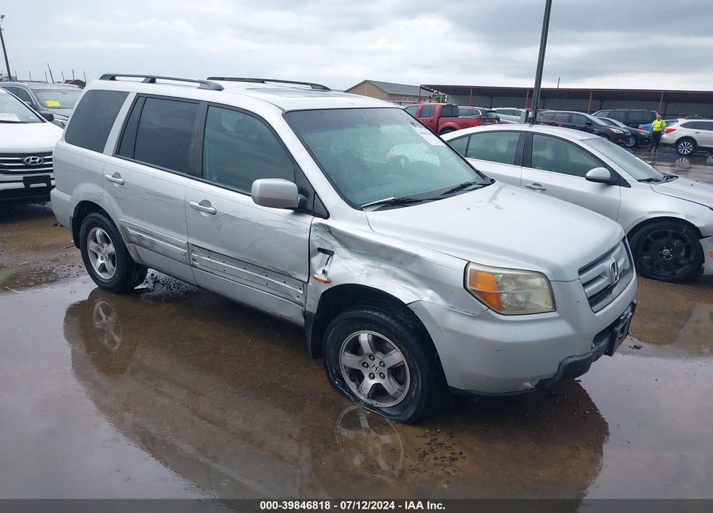 2008 HONDA PILOT EX-L VIN: 5FNYF28738B019508