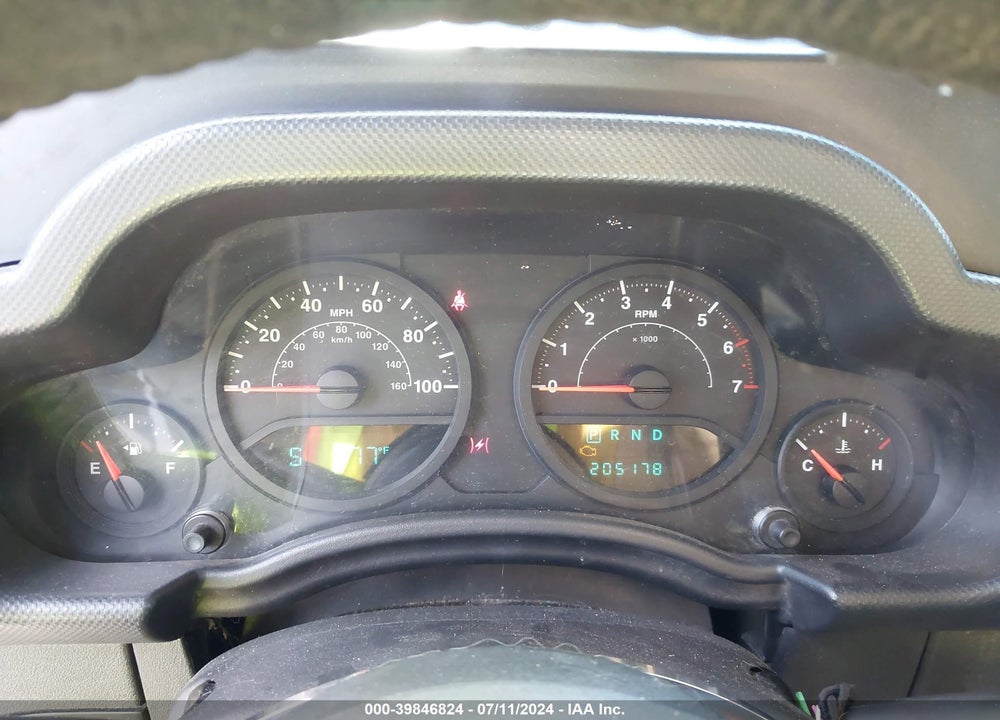 2009 JEEP WRANGLER X VIN: 1J4FA24199L746460