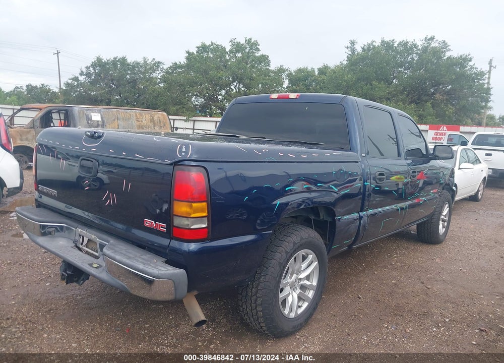 2006 GMC SIERRA 1500 SLT VIN: 2GTEK13N061222189