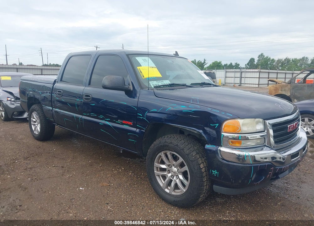 2006 GMC SIERRA 1500 SLT VIN: 2GTEK13N061222189