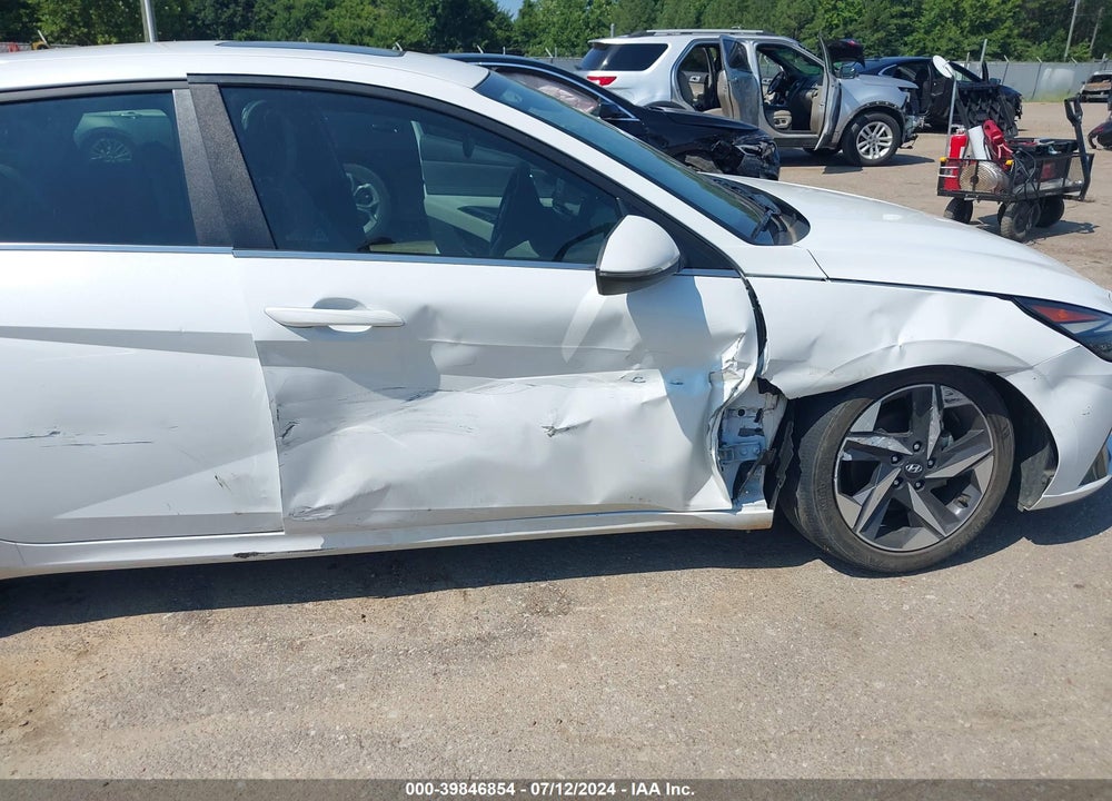 2021 HYUNDAI ELANTRA LIMITED VIN: 5NPLP4AG2MH016334