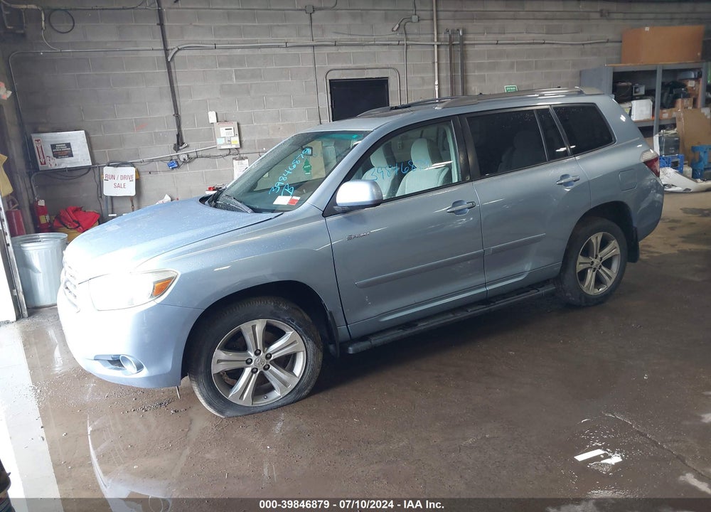 2009 TOYOTA HIGHLANDER SPORT VIN: JTEES43A692123570
