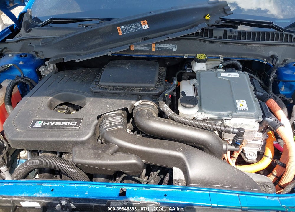 2019 FORD FUSION HYBRID VIN: 3FA6P0MU9KR197407