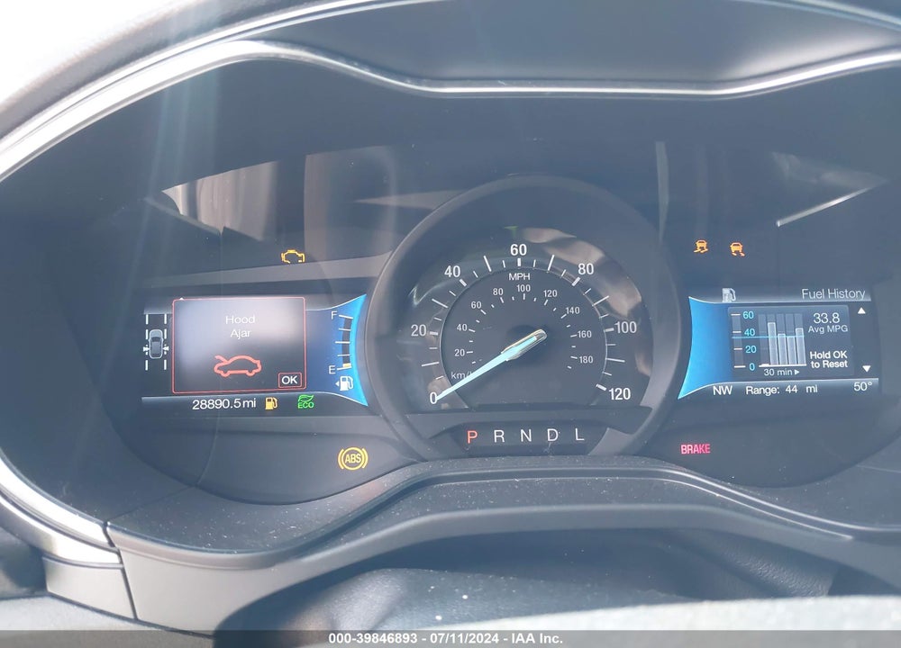 2019 FORD FUSION HYBRID VIN: 3FA6P0MU9KR197407