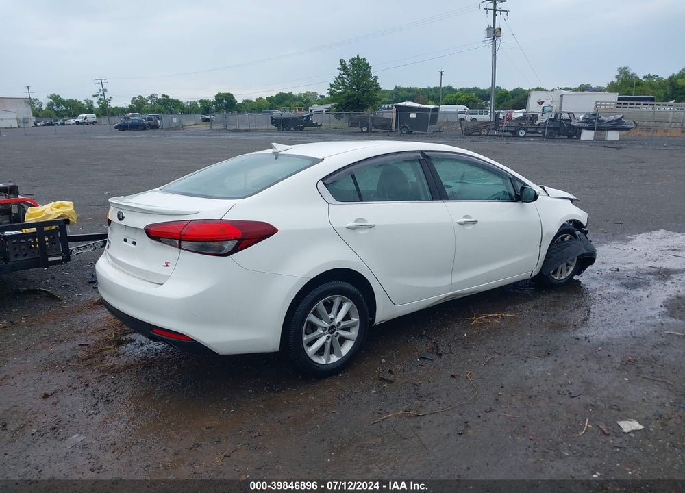 2017 KIA FORTE S VIN: 3KPFL4A77HE131434