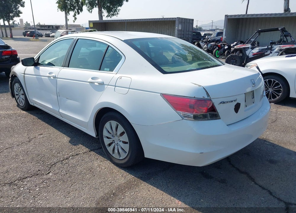 2010 HONDA ACCORD 2.4 LX VIN: 1HGCP2F39AA084189