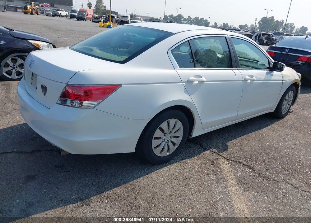 2010 HONDA ACCORD 2.4 LX VIN: 1HGCP2F39AA084189