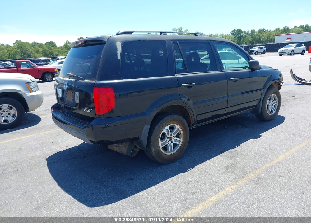 2005 HONDA PILOT EX VIN: 2HKYF18485H529785