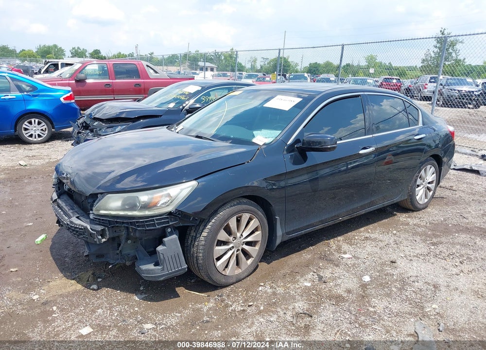 2013 HONDA ACCORD EX-L V-6 VIN: 1HGCR3F8XDA002874