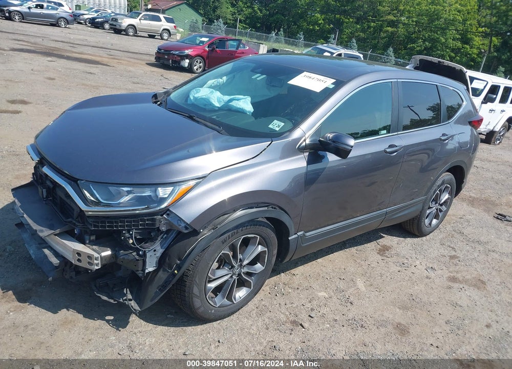 2021 HONDA CR-V AWD EX-L VIN: 2HKRW2H84MH621858