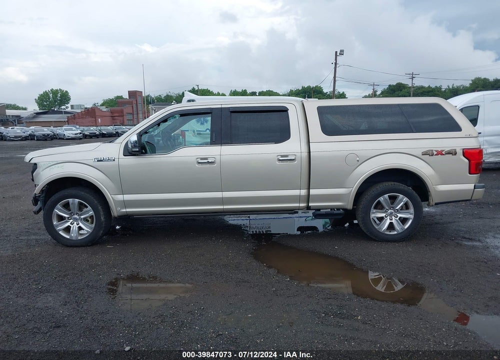 2018 FORD F-150 PLATINUM VIN: 1FTFW1EG8JFA85642