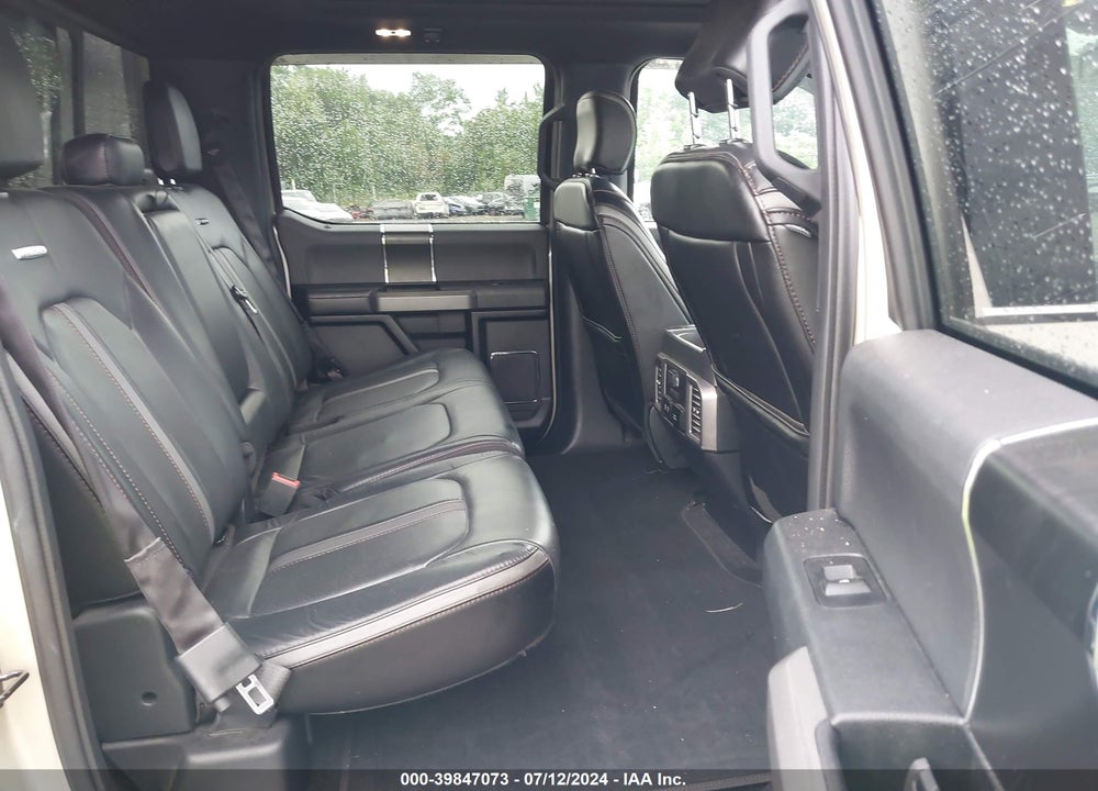 2018 FORD F-150 PLATINUM VIN: 1FTFW1EG8JFA85642