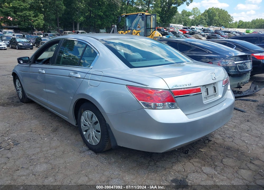 2012 HONDA ACCORD 2.4 LX VIN: 1HGCP2F31CA013877