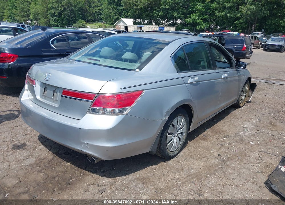 2012 HONDA ACCORD 2.4 LX VIN: 1HGCP2F31CA013877