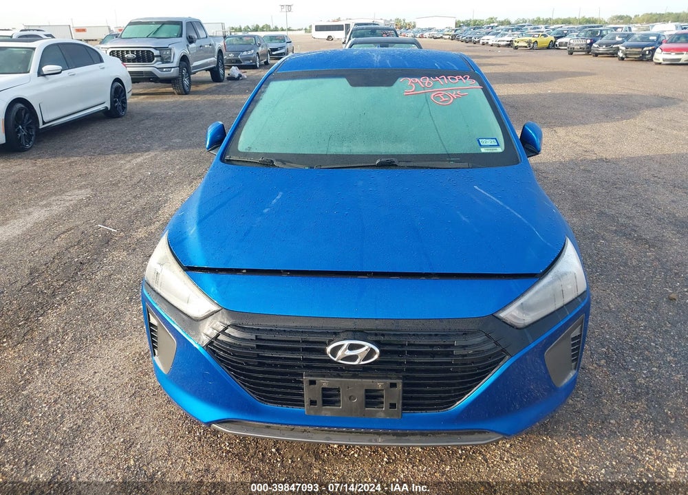 2017 HYUNDAI IONIQ HYBRID BLUE VIN: KMHC65LC1HU025178