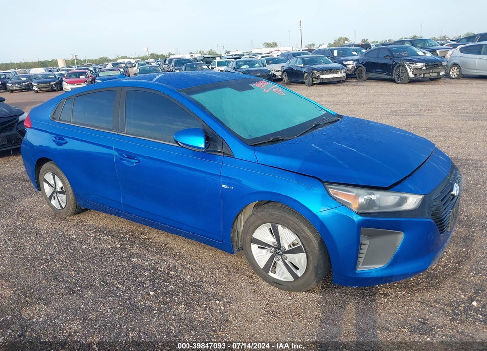 2017 HYUNDAI IONIQ HYBRID BLUE VIN: KMHC65LC1HU025178