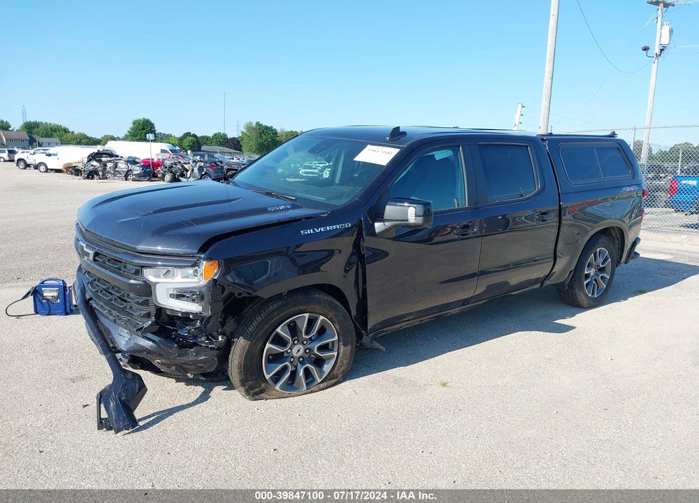 2024 CHEVROLET SILVERADO 1500 4WD SHORT BED RST VIN: 1GCUDEE84RZ302790