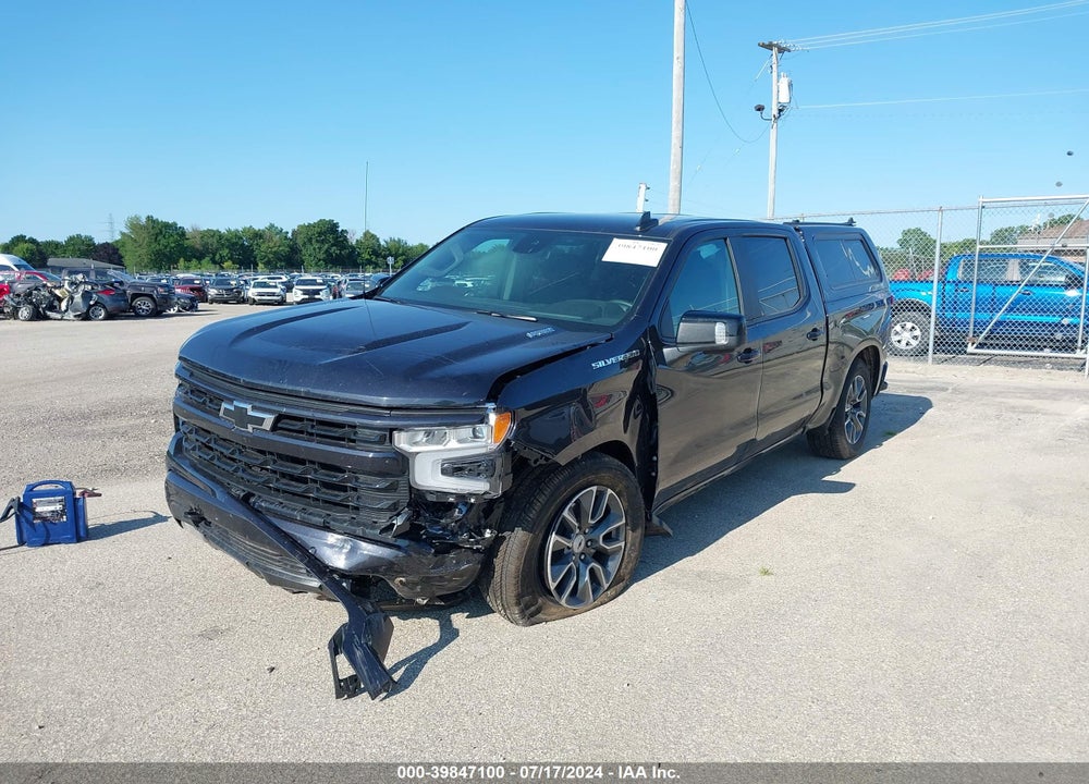 2024 CHEVROLET SILVERADO 1500 4WD SHORT BED RST VIN: 1GCUDEE84RZ302790