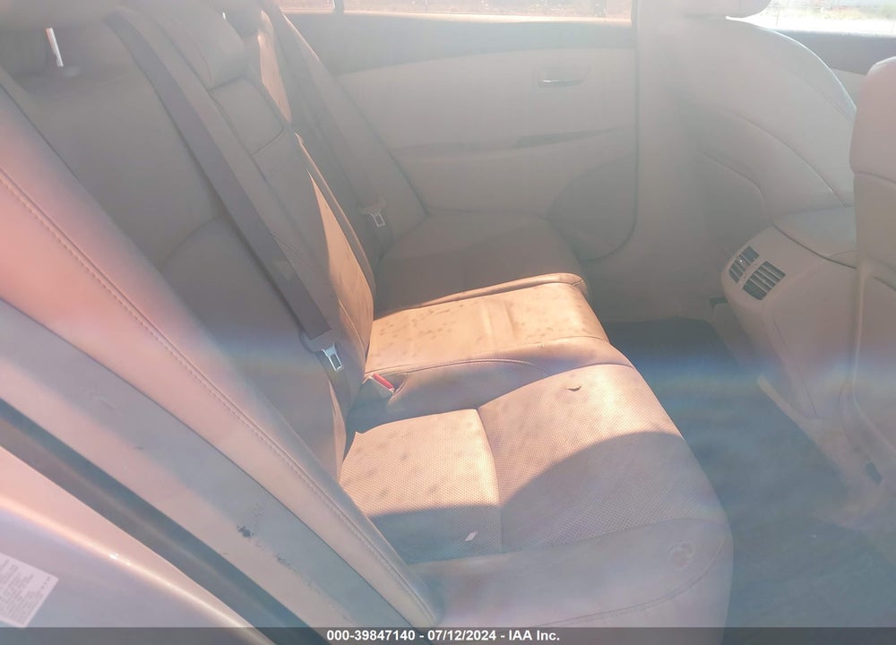 2008 LEXUS ES 350 VIN: JTHBJ46G582156020