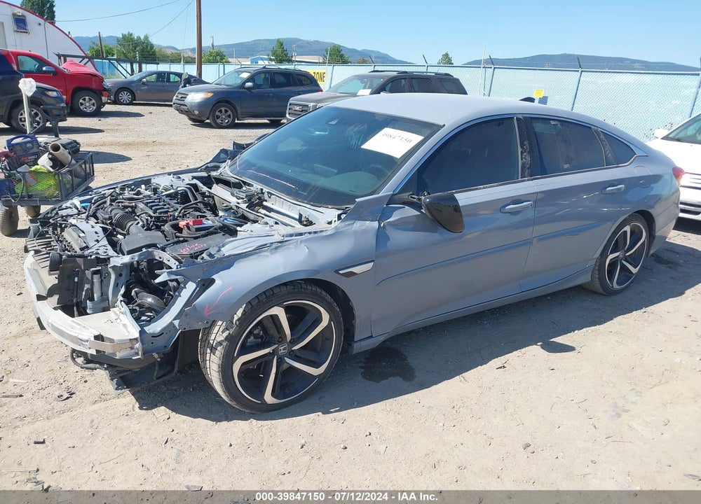 2022 HONDA ACCORD SPORT VIN: 1HGCV1F35NA015280