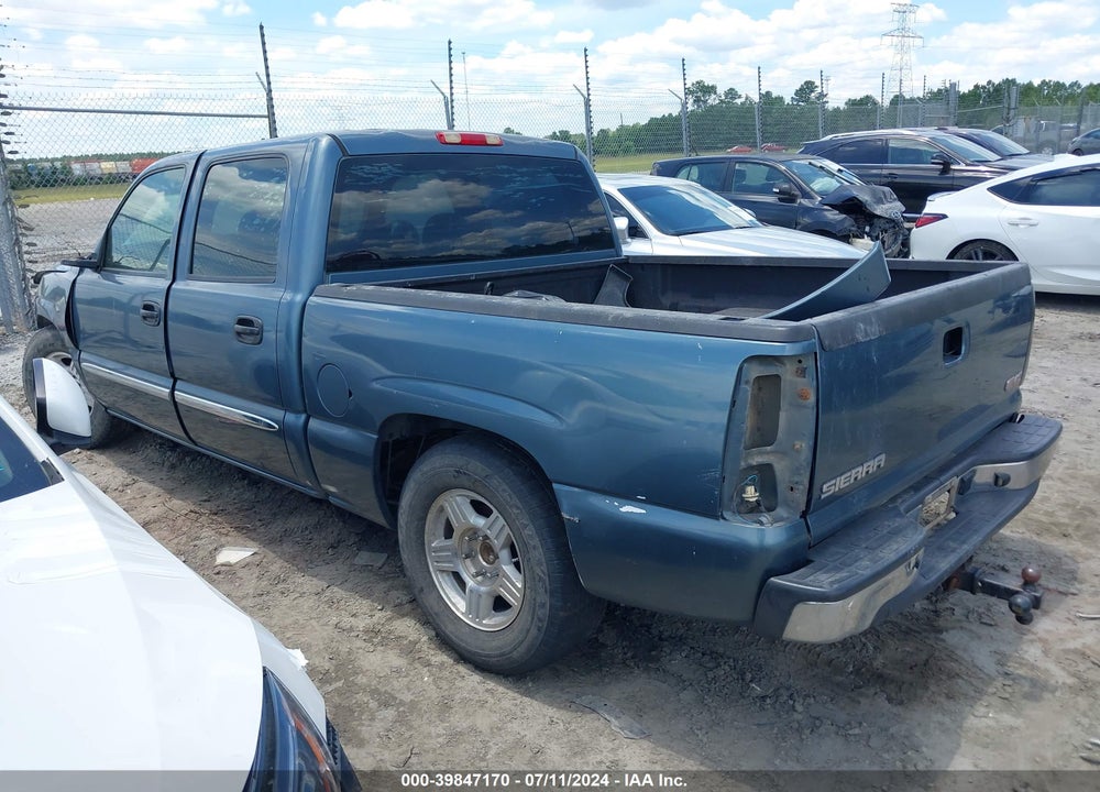 2007 GMC SIERRA 1500 CLASSIC SL VIN: 2GTEC13V171111570