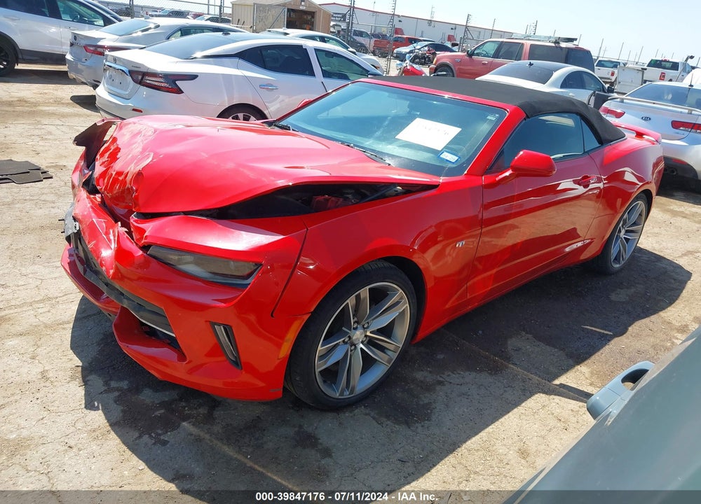2018 CHEVROLET CAMARO 1LT VIN: 1G1FB3DS7J0112063