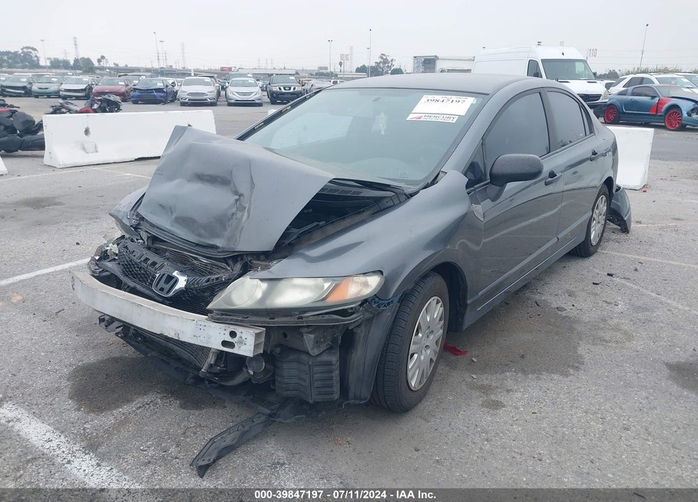 2010 HONDA CIVIC VP VIN: 19XFA1F36AE041322