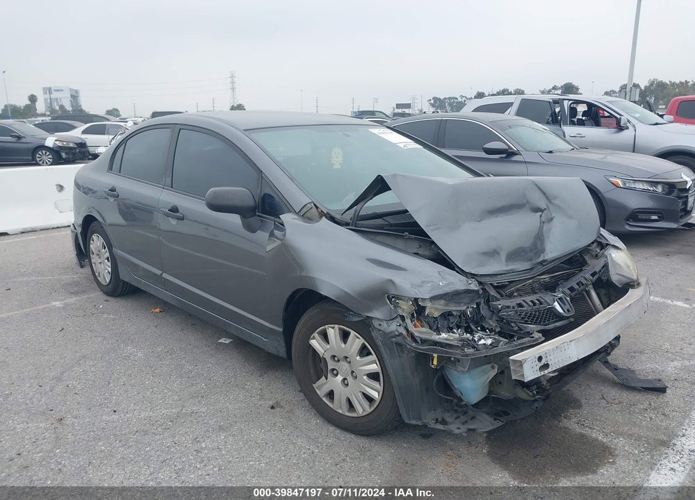 2010 HONDA CIVIC VP VIN: 19XFA1F36AE041322