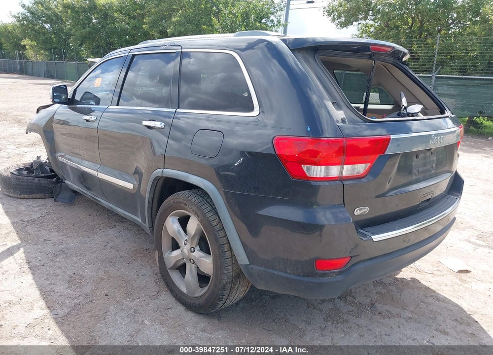 2011 JEEP GRAND CHEROKEE OVERLAND VIN: 1J4RS6GG3BC723943