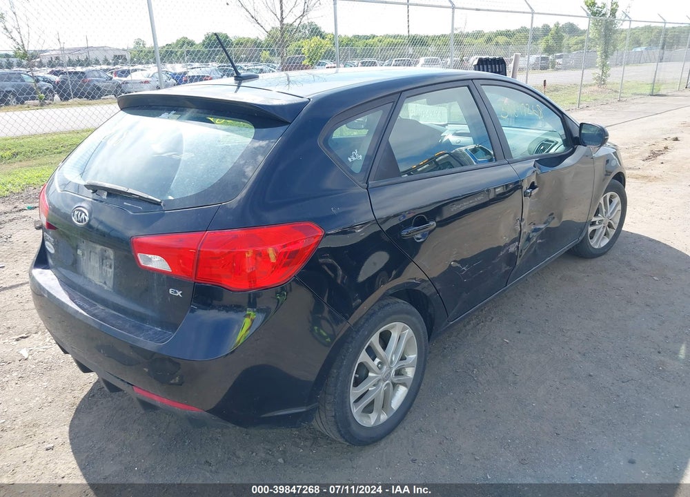2012 KIA FORTE EX VIN: KNAFU5A27C5596630
